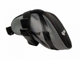 Geanta Bicicleta 0.9L Syncro, 19x8x12cm, Material Rezistent Apa, Prindere Clips, Neagra