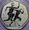 50 pence 2024 Marea Britanie, Team GB Olympics , Brilliant unc, Coincard, Europa