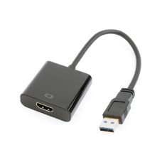 Adaptor Display Negru de la USB la HDMI foto