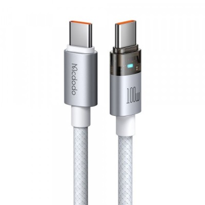 Cablu Date si Incarcare USB-C - USB-C McDodo CA-5582, 100W, 1.2m, Alb foto