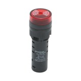Indicator industrial LED cu sonerie 220V AC rosu &Oslash;16 mm Breckner Germany