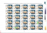 TIMBRE ROM&Acirc;NIA LP1627/2004-550ani nașterea Amerigo Vespucci 2 COLI EROARE MNH