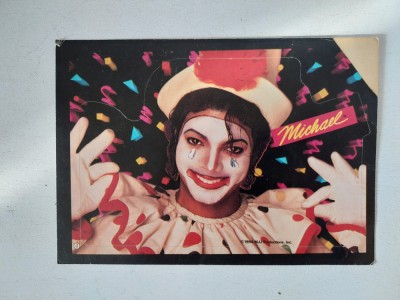 Sticker / Abtibild Michael Jackson 1984 , nr 11 Super Stickers, 17.5x12.5cm foto