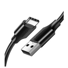 CABLU alimentare si date Ugreen, &amp;quot;US287&amp;quot;, Fast Charging Data Cable pt. smartphone, USB la USB Type-C 3A, nickel plating, PVC, 1m, negru &amp;quo