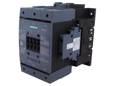Contactor 3-polar SIEMENS 115A cu 5 contacte auxiliare NC x2, NO x2 foto