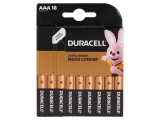 Baterii alcaline AAA 1.5V 18buc. Nere&icirc;ncărcabile, Duracell