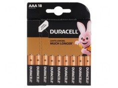Baterii alcaline AAA 1.5V 18buc. Nere&icirc;ncărcabile