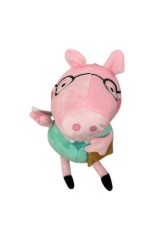 Figurină muzicală Daddy Pig, personaj Peppa Pig, 25 cm, verde