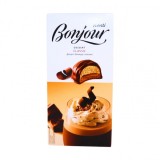 Desert glazurat cu caramel si cappuccino Konti Bonjour Clasic 232g MGR15120
