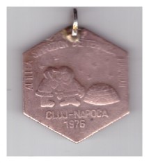 Medalie Al II-lea simpozion de tehnica frigului Cluj-Napoca 1976 ICPIAF