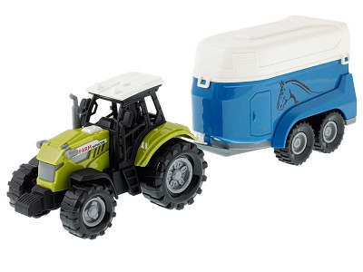 Model Little Farmer, Tractor Cu Remorcă Pentru Cai R11537ZN foto