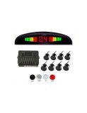Senzori parcare fata spate cu 8 senzori si display LED Negru