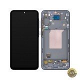 Display cu Touchscreen MP compatibil cu Samsung Galaxy A55 5G A556 cu Rama Negru