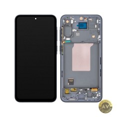Display cu Touchscreen MP compatibil cu Samsung Galaxy A55 5G A556 cu Rama Negru