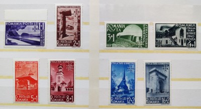 ROMANIA 1940 - Straja Tarii - Vederi - serie MNH** - LP 141 foto