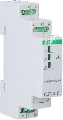 Releu Monitorizare Tensiune DIN SPDT CZF-310 foto