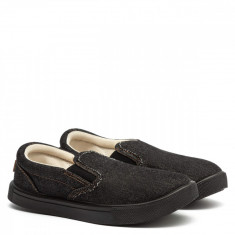 Slip-on BOSTON, Negru foto