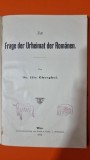 Zur Frage der Urheimat der Romanen - Ilie Gherghel