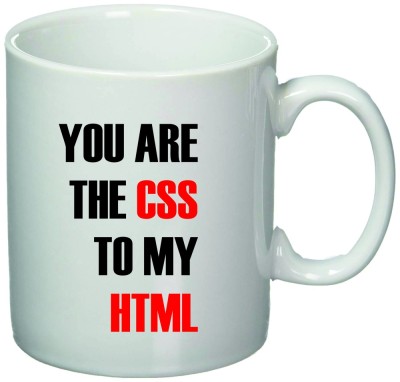 Cana alba personalizata &amp;quot;CSS to HTML&amp;quot;, INOVATIX&amp;reg;. 330ml foto