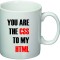Cana alba personalizata &quot;CSS to HTML&quot;, INOVATIX&reg;. 330ml