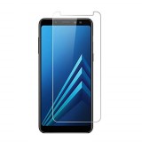 Folie de sticla, case friendly GloMax, pentru Samsung Galaxy A8 2018, Transparent
