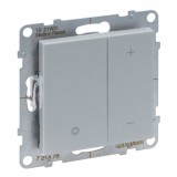 Variator multi sarcina prin apasare Legrand Suno aluminiu 721378
