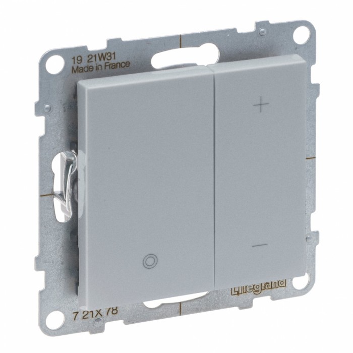 Variator multi sarcina prin apasare Legrand Suno aluminiu 721378