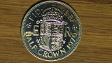 Cumpara ieftin Anglia / Marea Britanie -moneda colectie PROOF- 1/2 half crown 1970 -bijuterie !, Europa