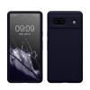 Husa Kwmobile pentru Google Pixel 7a, Albastru inchis, Silicon, KWM000019YE037C, Carcasa