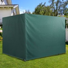 Outsunny Prelata de Acoperit pentru Mobilier de Extern Impermeabil Anti Mucegai cu Fixaj in PE, Verde,215x155x150cm foto