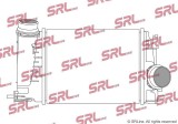 Intercooler Renault Captur, Kadjar, Megane, Scenic/Grand Scenic, Talisman 21, motor: 1.3 TCe, intrare/iesire conectare rapida, 281x217x80, SRLine,