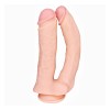 Dildo Dublu Maxi Pleasure, PVC, Natural, 33 cm