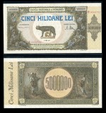 Romania 5.000.000 lei 1947, P#61a, -UNC