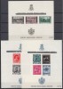 ROMANIA 1939/1940 LP 136 CENTENARUL NASTERII REGELUI CAROL I PENTRU INZESTRAREA ARMATEI SET NEDANTELAT SUPRATIPAR NEEMIS ROMA BERLIN MNH, Nestampilat