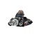 Lanterna frontal LED FOXMAG24, 2x Acumulatori, Zoom Cree 5W x 3, ABS