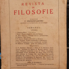 REVISTA DE FILOSOFIE VOL. XIII - NR. 4 , oct- dec, 1928 dir. C.Radulescu-Motru