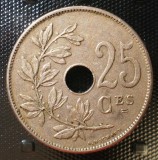 1.251 BELGIA 25 CENTIMES 1909 BELGIQUE, Europa, Cupru-Nichel