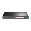 Switch 16 x RJ45 10/100 Mbps PoE, 2 x RJ45 1G, 1 x combo SFP 1G, Buget PoE 150W, Unmanaged - TP-Link TL-SL1218P SafetyGuard Surveillance