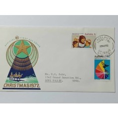 Australia 1972 - Craciun, FDC circulata