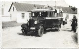P2590N Autobuz cu număr de &icirc;nmatriculare de Craiova care efectua cursa Craiova-București și retur, perioada interbelică, studio Krauss, Craiova