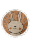 Cumpara ieftin Covor rotund copii Fano Portocaliu 133x133 cm