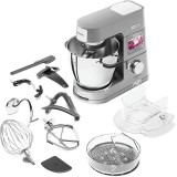 Robot de bucatarie KENWOOD cu functie de gatit prin inductie Cooking Chef XL KCL95.424SI, 1500 W, 13 programe presetate, vas 6.7 l, blender 1.6 l, pro