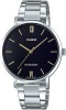 Ceas Dama Casio LTP-VT01D-1B Collection, Inox, Analog, Quartz, 34mm, Argintiu/Negru