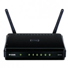 Router Wireless N 300Mbps D-Link DIR-615 cu 4 porturi 10/100 Switch foto