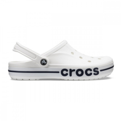 Saboti Crocs Bayaband Clog Alb - White/Navy foto