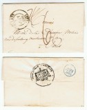 France 1838 Postal History Rare Cover TYPE 13 ORLEANS to PARIS D.822