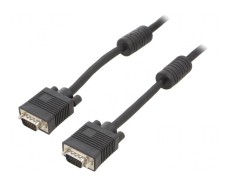 Cablu VGA 15 pini negru 10m