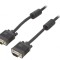 Cablu VGA 15 pini negru 10m