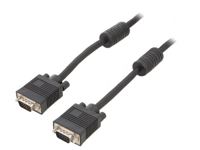 Cablu VGA 15 pini negru 10m