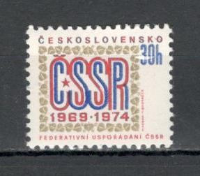 Cehoslovacia.1974 5 ani Constitutia Federala XC.499 foto